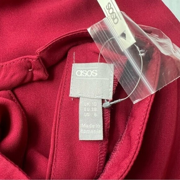 ASOS split sleeve mini dress with tie belt nwt - Picture 8 of 13